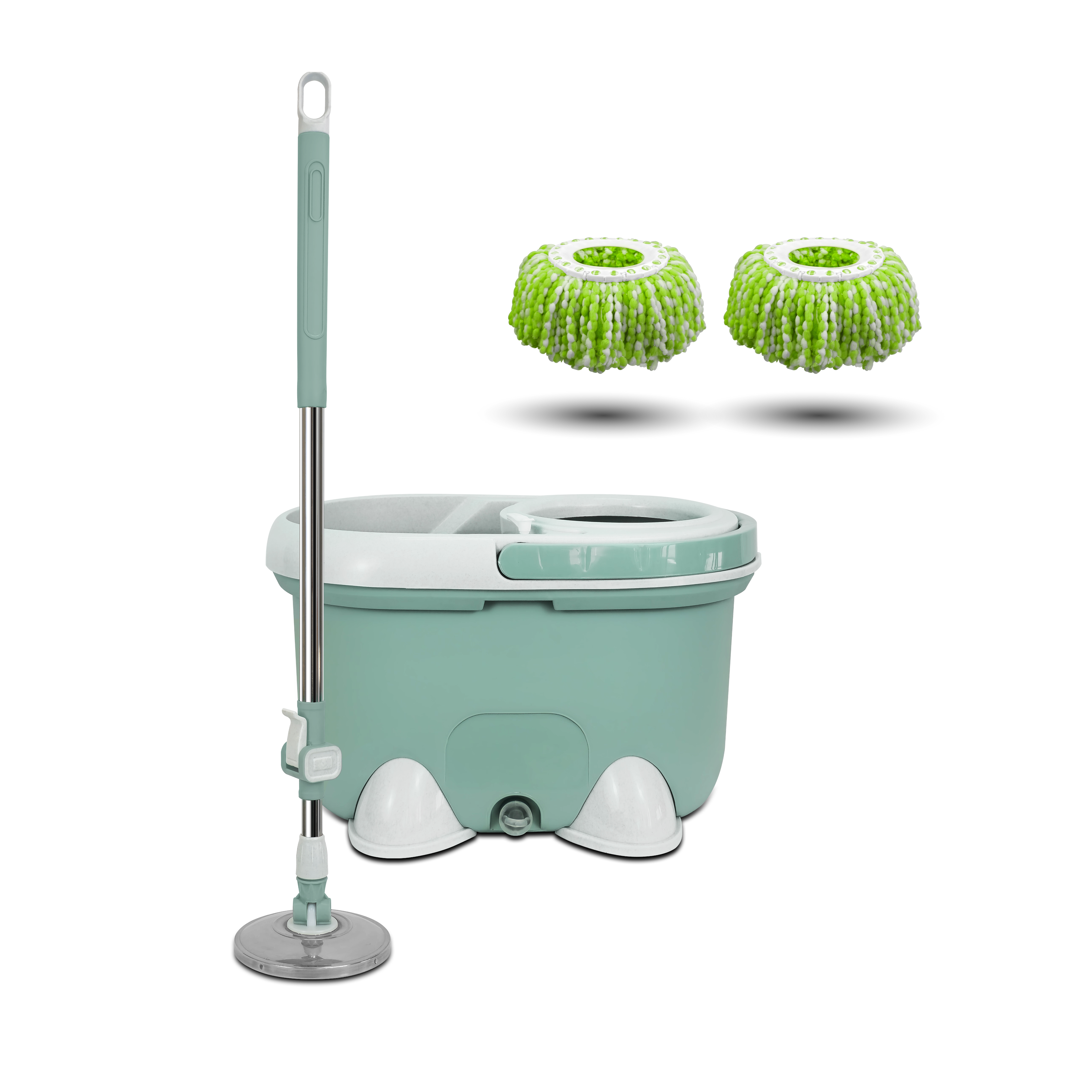 ชุดถังปั่นม็อบ SJEASYMOP รุ่น QQ สีเขียว_0